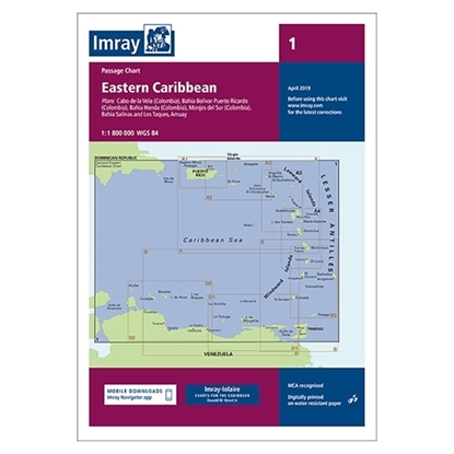 Picture of Chart 1 Eastern Caribbean General Chart Passage Chart