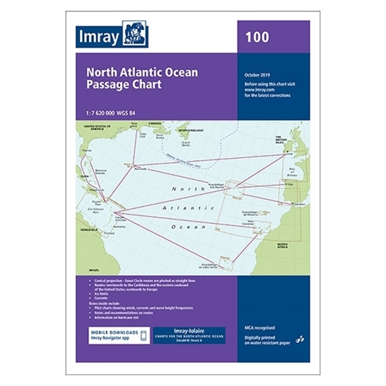 Picture of Chart 100 North Atlantic Ocean Passage Chart